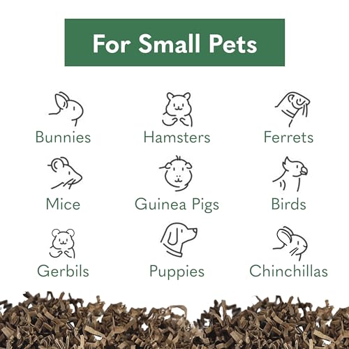FiberCore Eco Bedding with Odor Control, 99% Dust Free Paper Bedding for Small Animals and Birds, 10 lb Bulky Box. (Expands to 250 L). - size: 10 lb