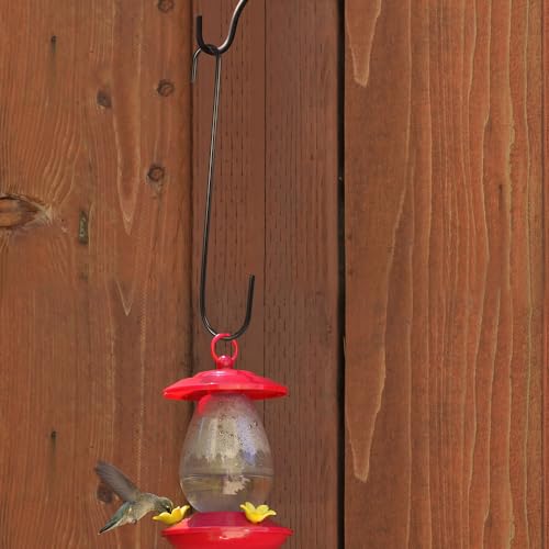 Vindar 3 Pack 12 Inches Bird Feeder Hook Extra Large S Hooks Heavy Duty Hooks Hangers for Tree Branch, Bird Feeder, Hummingbirds Feeders, Bird House, Office, Wind Chimes, Lanterns, Gardening Tools - color: 3 Pack 12 Inches