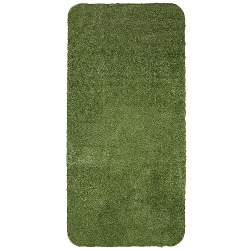 Ottomanson Artificial Grass Puppy Potty Training Pad, 15" x 30" Reusable Pee Pad for Small Pets and Dogs - color: A Grass, size: Pet - 15" x 30"