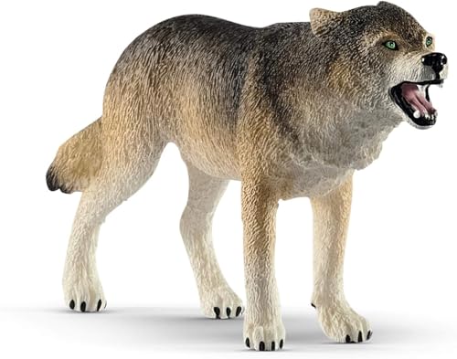 Schleich Wild Life - 5PC North American Animal Figurine Bundle - Realistic Moose, Wolf, Fox, Alligator, and Grizzly Bear Figures - Educational Toys for Kids for Screen-Free Play - 3+ | 77417 | Wild Animal Figurine, Realistic Animal Toys, Safari Toy for Bo