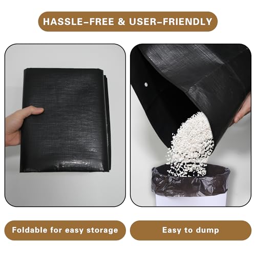 Waterproof Pet Playpen Mat, Reusable Cage Liner, Animals Habitat Protection | 1 Pack, 59"x39", Black Cage Liners for Hamsters, Ferrets, Guinea Pig, Rabbits, Bunny, Birds, and Other Small Animals - color: Black, size: 59" x 39"