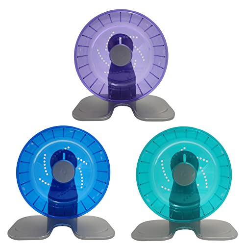 Hamster Exercise Wheel, Silent Spinner Hamster Running Wheels, Diameter 8.3 inch, Purple - color: Purple, size: 8.3 Inch