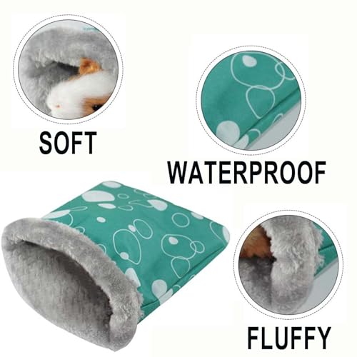 Plush Reptile Sleeping Bag Cozy Plush Sleeping Bag Lizard Hammock Soft Cushion, for Bearded Dragon, Hamster, Lizard, Gecko Sleeping Bag, Reptile and Other Small Animals (Color Random, 1Pcs)