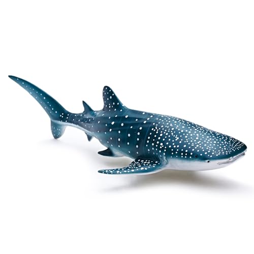 Gemini&Genius Sea Animal Whale Shark Action Figure Wild Shark Model Toy | Soft Rubber Realistic Ocean Shark Educational and Role Play Toys for Kids - color: Whale Shark