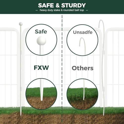 FXW Rollick Unleashed Dog Playpen for Indoor, Yard, RV Camping, 50 inch 16 Panels for Large Dogs, White│Patented | Easy setup, Heavy-duty, DIY layouts, for Ultra Large Dogs, Patented - color: White, size: 50"H
