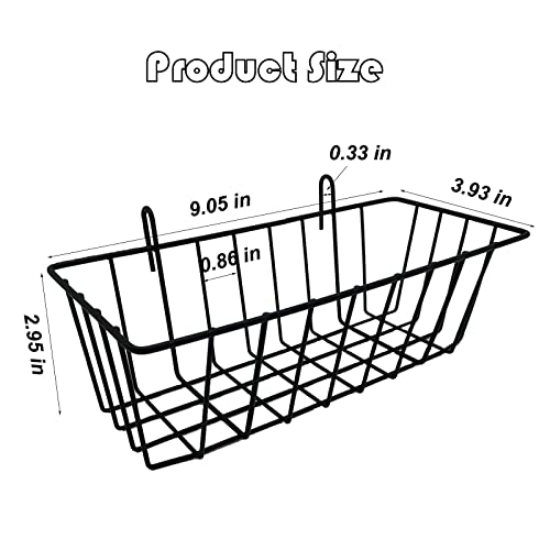 Rabbit Hay Feeder Rack Guinea Pig Hay Dispenser for Cage Hanging Metal Feeder Small Animals Hay Holder Manger for Rabbits Guinea Pigs Chinchillas Ferrets (Black - 2 in a Group)