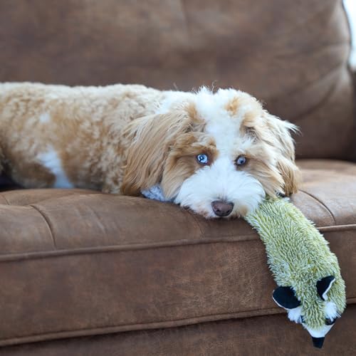 SPOT Skinneeez Raccoon 23 Inch Stuffing-Free Dog Toy – Soft Plush Tug Toy with Two Squeakers for Medium and Large Dogs – Mess-Free Interactive Chew Toy - style: Raccoon