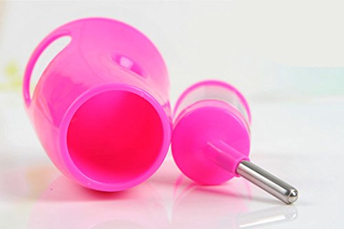 S-Lifeeling Hamster Fountain Water Bottle Holder Dispenser Food Container Cool Room Mice Random Color