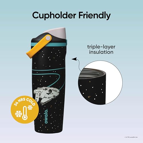 Owala Star Wars FreeSip Sway Water Bottle 30 oz Millennium Falcon - color: Millennium Falcon