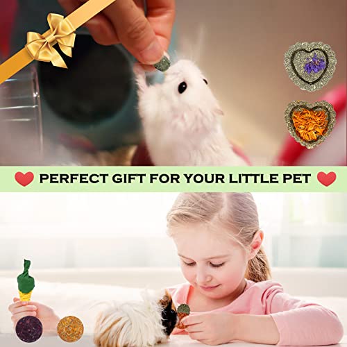 Bunny Toys, 21PCS Rabbit Chew Toys for Teeth, Guinea Pig Natural Treats | Timothy Hay Sticks chew Treats for ChinchillasRabbit, Bunny, Hamsters, Rats, chinehila, Small Animals Teeth Grinding Care - size: 21Pack-small Set