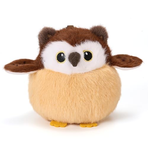 Cute Owls Plushies Bird Stuffed Animal Bag Pendant Little Owls Stuffed Plush Toy Christmas Birthday Valentine's Day Gift for Kids Girlfrends - color: Owl
