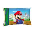 Franco Kids Bedding Super Soft Microfiber Reversible Pillowcase, 20 in x 30 in, Mario - color: Mario