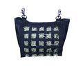 Rabbit & Guinea Pig Hay Bag Feeder with Super Tough Bottom® Design | Small 10.5" x 9" x 5" Hay Feeder | Organized Feeding | Made in USA Design (Black, Small 10.5" x 9" x 5") - color: Black