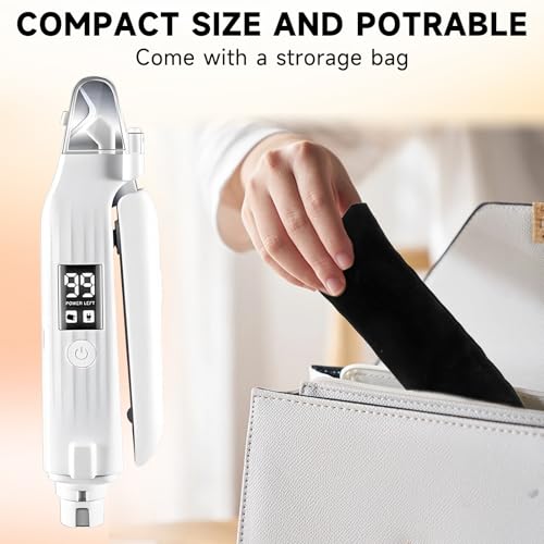 2 in 1 Dog Nail Clippers an Nail Grinder Pet Trimmers for Dogs Cats Claw Nail Care Tool USB Rechargeable Dogs Nail Trimmer with LED Lights and Storage Bag Low Noise Pet Electric Grinder