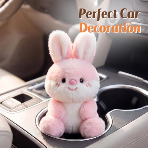 Ditucu Palm-Sized Bunny Stuffed Animals Cute Soft Rabbit Plush Doll Small Plushies Toys Gifts for Kids Pink 6 inch - style: Bunny