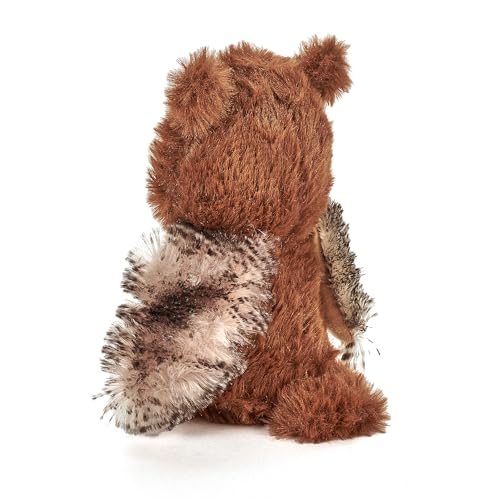 The Petting Zoo Owl Stuffed Animal Plushie, Gifts for Kids, Wild Onez Babiez Wildlife Animals, Brown Owl Plush Toy 6 Inches - color: Owl