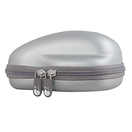 Hermitshell Hard Travel Case for Logitech MX Master 4 / MX Master 3 /MX Master 3S Advanced Wireless Mouse-2.0 Upgrade Version No Shake (Grey) - color: Grey