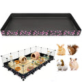 DZWLKJ Waterproof Guinea Pig Cage Liner,Washable Tarp Bottom Base,Cherry Graphic,36"x60", Reusable for Rabbit, Chinchilla, Hedgehog, Ferret & Other Small Animals. - size: C&C 3x5(36x60 inches)