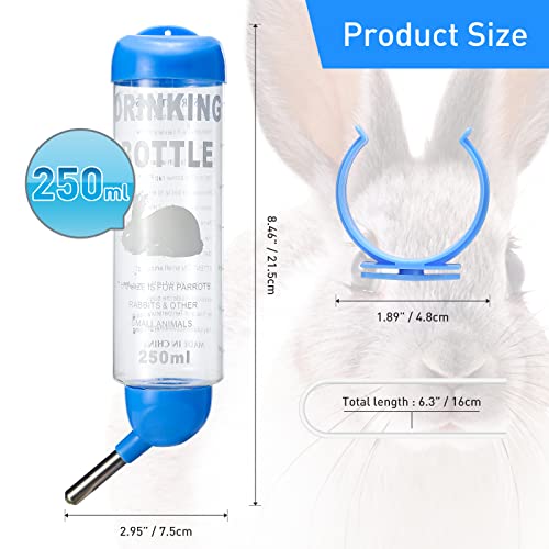 PStarD Moon Small Animals Bunny Hamster Guinea Pig Water Bottle - 8.5 oz, Suitable for Rabbits, Chinchillas, Gerbils, Groundhogs, Squirrels - size: 8.5 oz water bottle