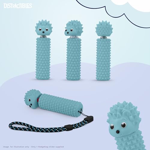 Hedgy - The Hedgehog Sensory Pain Stim Fidget Clicker, Spike Textured for Stress Relief, Focus and Concentration (Blue) - color: Blue