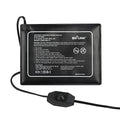 BN-LINK Reptile Heating Pad 6"X8" with Adjust Knob, Adjustable Temperature Under Tank Heater for Reptiles, Indoor Terraium Heating Mat for Turtles, Lizard, Snakes, Frogs, and Other Reptiles - size: 6"X 8" with Adjust Knob