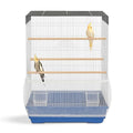 Universal Bird Cage Seed Catcher Universal Mesh Skirt Cover Stretchy Small Animal Cages Cover Pet Removable Durable Protector (Seed Catcher) - color: White, size: Large