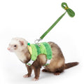 Ferret Harness and Leash Set Small Animals Vest Harness | with Safe Bell, Walking Clothes, for Baby Rabbit, Guinea Pig, Teacup Chihuahua, Mouse, and Other Small Pets