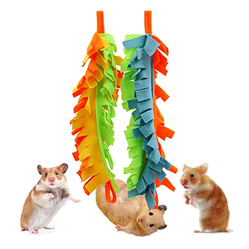 2 Pack Sugar Glider Climbing Toys, Sugar Glider Swing Toys, Heavy Pet Toys, Cage Accessories for Small Pets Like Hamster Squirrel Chinchilla Parrots