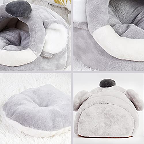 LEFTSTARER Guinea Pig Rat Bed and Hideout for Ferret Hedgehog Sleep and Hide, Hamster Small Pet Animals Supplies Toy Cage Accessories Nest - color: 7.Koala-XL