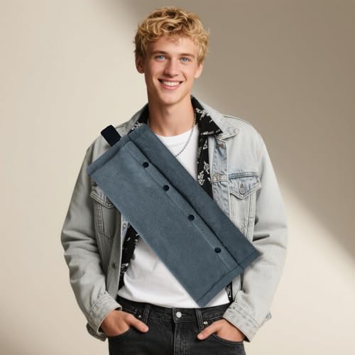 Adjustable Bearded Dragon Carriers Sling, Animal Sling Carrier Bag for Geckos, Crested Geckos, Lizards, Chameleons - Portable Reptile & Small Pet Outdoor Carrier Bag (Gray) - color: Gray