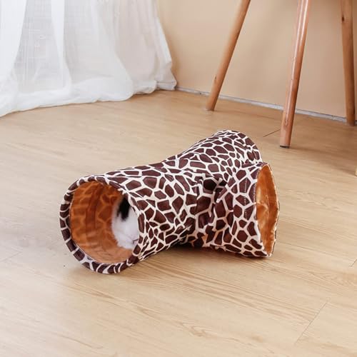 LEFTSTARER Guinea Pig Tunnel Guinea Pig Hideout Collapsible 3 Way Tunnel Tubes Toy for Ferret Hedgehog Chinchillas Mice Rat Rabbit - color: 3 Way Tunnel Tubes