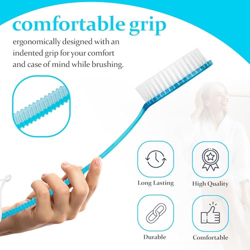 Shower Scrubber Brush, Long Handle, Random Color (1 Pack) - color: Random