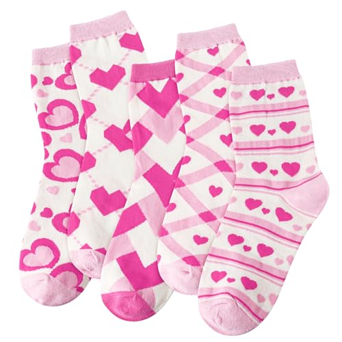 Jeasona Women's Cute Socks Fun Gifts for Wife Mom Daughter Girlfriend | Funny Gifts as Birthday Christmas Anniversary Mother’s Day - color: Pink