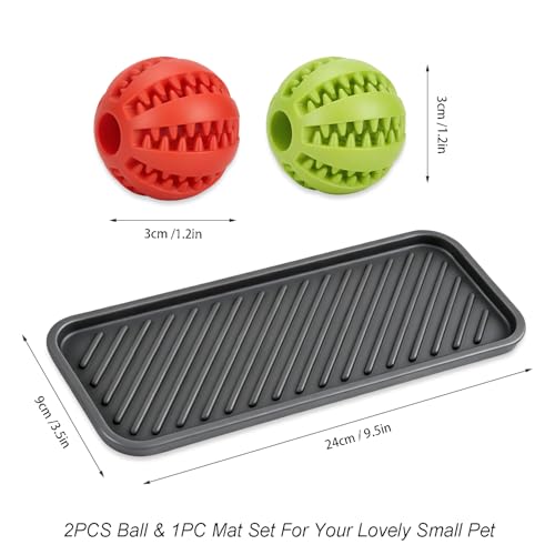 2Pcs Pet Foraging Feeder Chew Toys & Mat for Hamster Bird Guinea Pig Rat | Hamster Toys Slow Chew Feeder for Parakeet, Lovebird, Rabbit, Cage Accessories for Small Animals, Rat Enrichment Toys