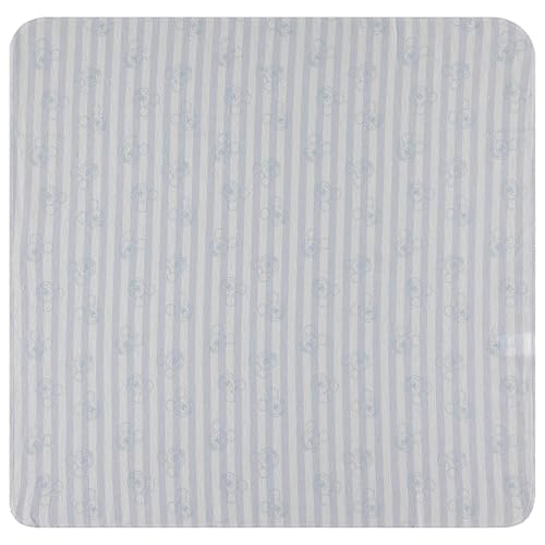 Disney Baby 4-Pack Receiving Blankets — 100% Cotton Flannel, 28" x 28" — Available in Mickey, Minnie, Pooh, Stitch or Angel — Soft Swaddle, Burp & Stroller Blankets — Gift-Ready with Ribbon Bow - color: Mickey Mouse Sleepy Sky