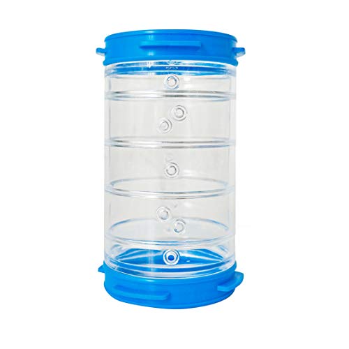 Ferplast Hamster Cage Play Tube | 4-Inch Straight Tunnel, 4.3L x 2.4 Diameter Inches, Clear (84812099US1) - size: 4.3 Inch, style: 4-Inch Straight Tunnel