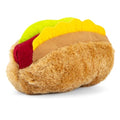 Jeffers Pet Plush Food Themed Dog Toy with Squeaker, 6 inch - Hotdog - color: Brown Hotdog