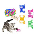 Andiker Cat Spring Toy, 12 Pc Colorful Cat Kicker Toys Interactive Cat Toys for Indoor Cats Swatting, Biting, Hunting to Kill Time and Keep Fit