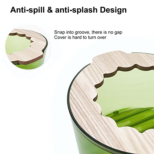 Hamster Sand Bath Box, Small Animal Bathroom, Easy to Clean Bathtub, Cage Accessories for Dwarf and Syrian Hamsters, Gerbils - color: Green