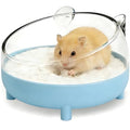 Hamster Bathtub,Hamster Sand Bath,Hamsters Bathroom,Sand Bath Container,Toilet for Dwarf Hamsters,Gerbils,Mice and Small Animals (Blue) - color: Blue