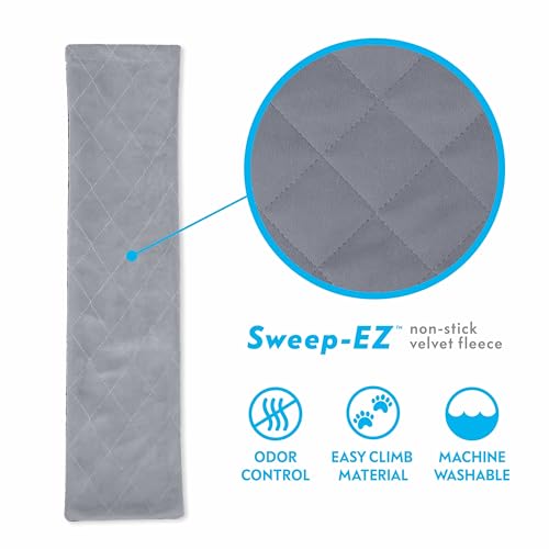 Paw Inspired Fitted Fleece Exit Ramp Cover for Critter Nation Cage, Gray | Exit Ladder Liner for Ferret Nation/Critter Nation Cage, For Ferrets, Rats, Chinchillas, Hedgehogs, Small Animals, Pets - color: Gray, size: Exit Ramp Cover