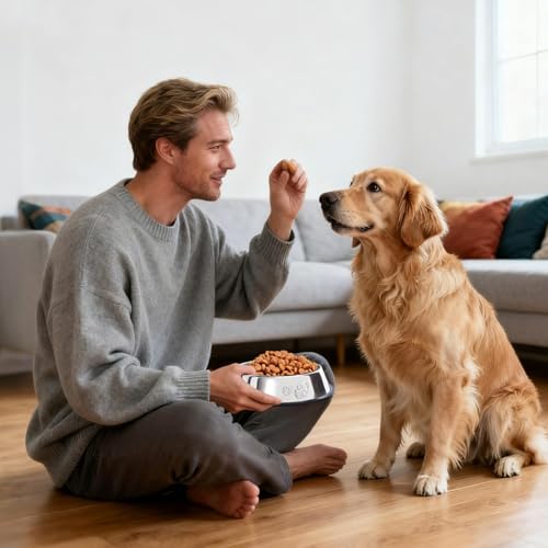 10 Pcs Stainless Steel Dog Bowl Pet Feeding Bowl with Rubber Base Non-Slip Pet Dishes Metal Dog Bowls Pet Food and Water Bowls for Small Medium Animals Kitten Rabbit (47.3 oz) - size: 47.3 oz