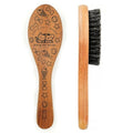 Soft Cat and Dog Grooming Brush for Small & Large Pets | Soft Boar Bristles, Wood Handle, Small Size, Gentle Grooming for Long & Short Hair