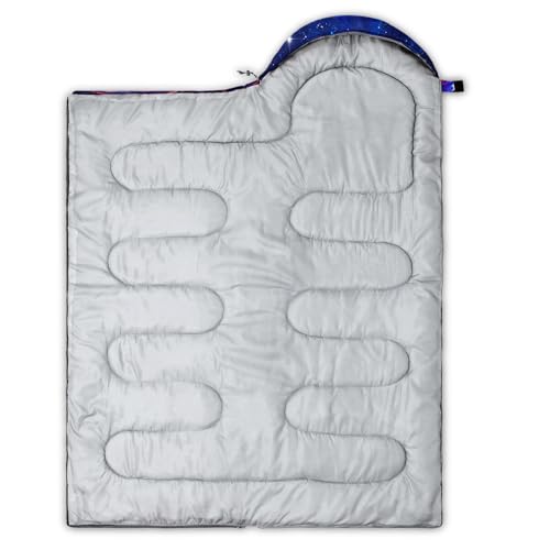 Axolotl Gamepad Sleeping Bag,3 Season Warm and Cool Weather Game Console Sleeping Bag for Boys Teens,Waterproof Lightweight Geometry Hexagonal Sleeping Bag for Traveling,Outdoors Camping,Blue,Black - color: Astronaut
