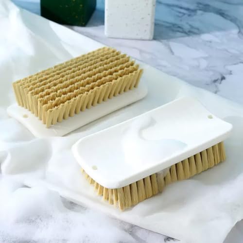 2PCS Anti-slip Pet Grooming Shedding Brush Cleaning Slicker Brushes with Dual Hanging Holes for Pens