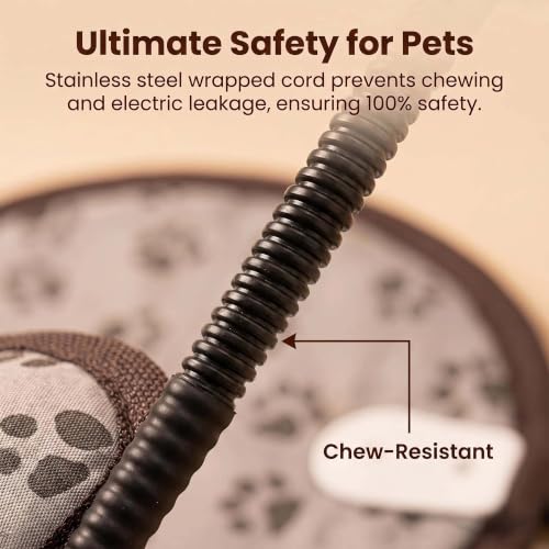Chicken Heating Pad,Small Animal Rabbit Guinea Pig Heated Bed Mat,Black | Fire Retardant;With Chew Resistant Steel Cord;Guinea Pig Squirrel Hedgehog Chinchilla Winter Warm Heated Bed Mat - color: Black