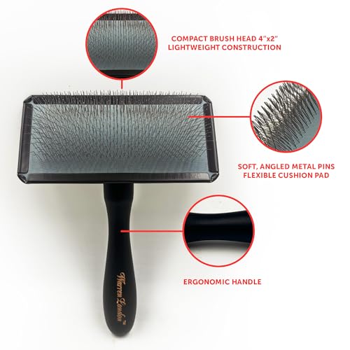Warren London Gentle Touch Slicker Brush for Puppies & Small Dogs - style: Gentle Touch Puppy Brush Small