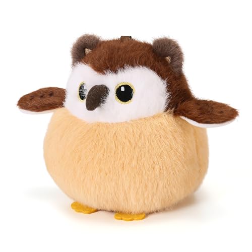 Cute Owls Plushies Bird Stuffed Animal Bag Pendant Little Owls Stuffed Plush Toy Christmas Birthday Valentine's Day Gift for Kids Girlfrends - color: Owl