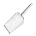 SUMERSHA Cat Litter Scoop Stainless Steel Mesh Scooper for Litter Box Kitten Pooper Lifter, Beach Mesh Shovel for Shell Collecting