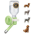 Choco Nose No-Drip Water Bottle for Small Dogs & Cats (10–25 lb) - Leak-Proof Patented 16mm Nozzle Helps Prevent Mess & Spills, BPA Free, Easy to Install Cage & Crate Mount Feeder, 10.2 fl oz (C590) - color: C590 Apple Green
